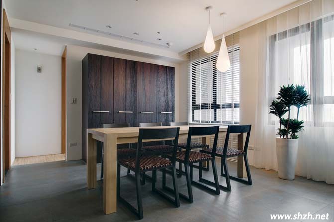 自然簡約風(fēng)餐廳裝修