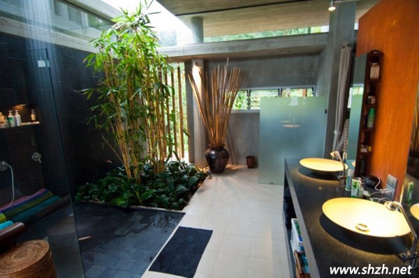 東南亞泰國(guó)風(fēng)別墅衛(wèi)生間裝修