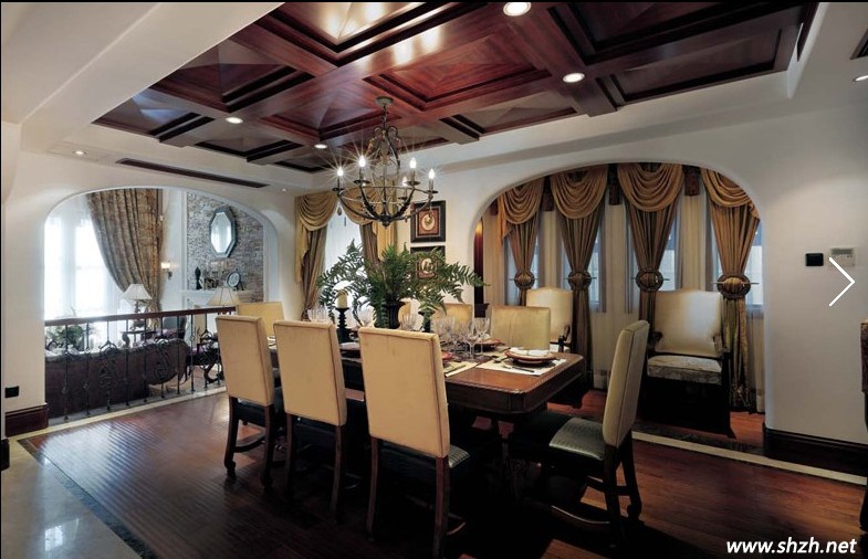 地中海別墅餐廳設(shè)計